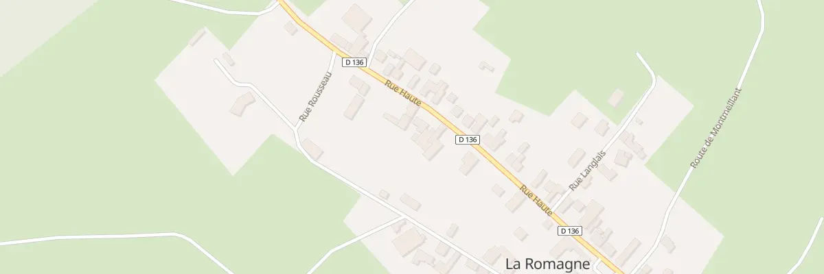 Plan du 12 Rue Haute à La Romagne