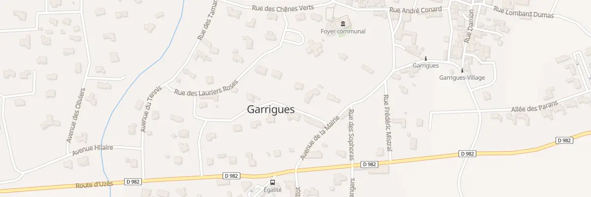 Plan du 6B Rue des Amandiers à Garrigues-Sainte-Eulalie