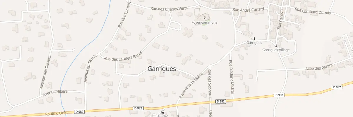 Plan du 5156 Rue des Amandiers à Garrigues-Sainte-Eulalie