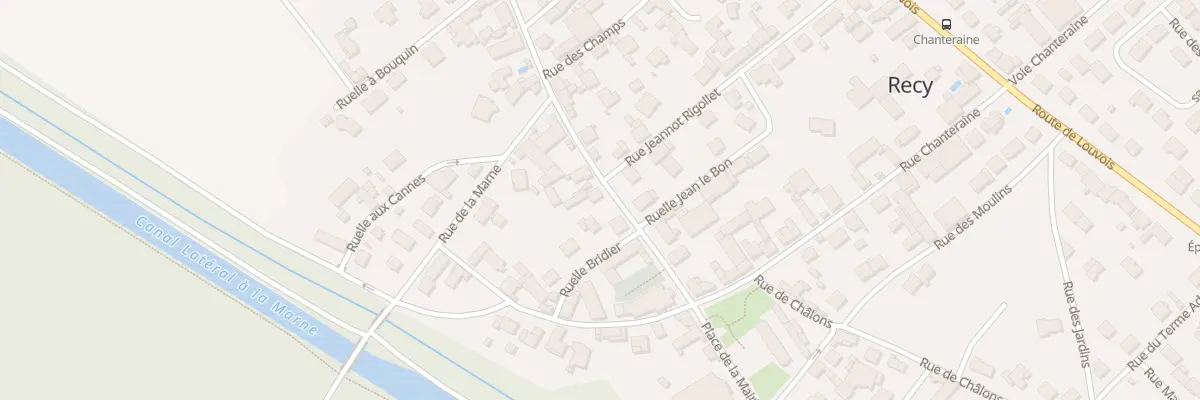 Plan du 5 Gr Grande Rue à Recy
