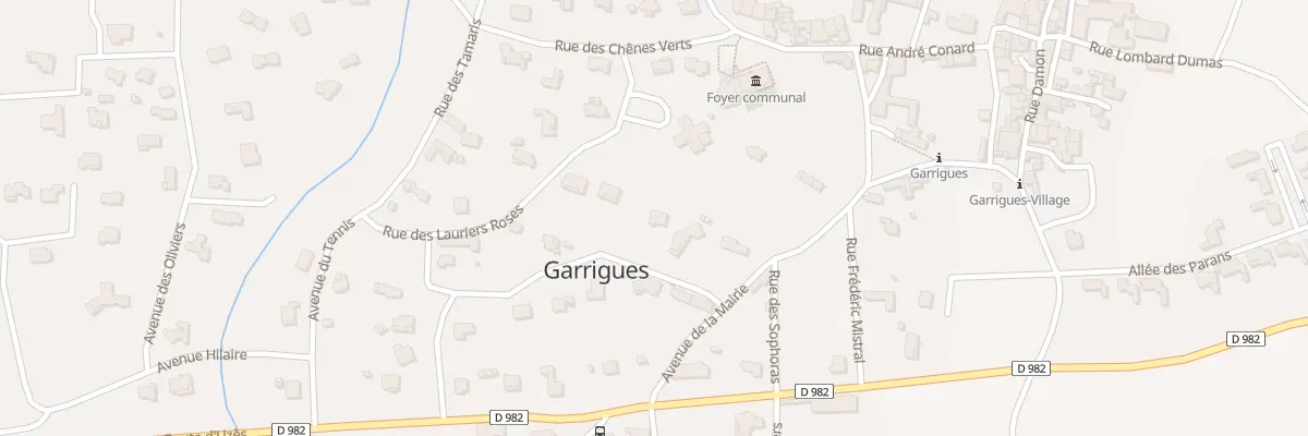 Plan du 6 Rue des Amandiers à Garrigues-Sainte-Eulalie