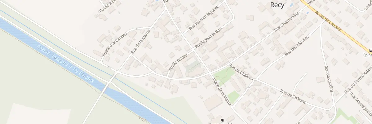Plan du 1 Gr Grande Rue à Recy