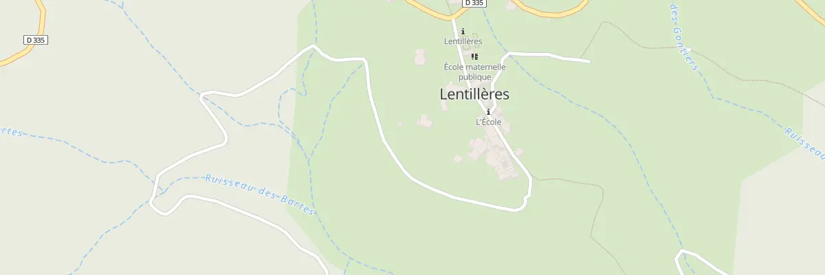 Plan du 5178 Les Imberts à Lentillères
