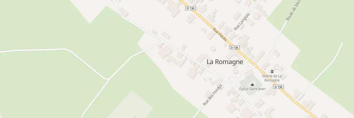 Plan du 4 Rue Basse à La Romagne