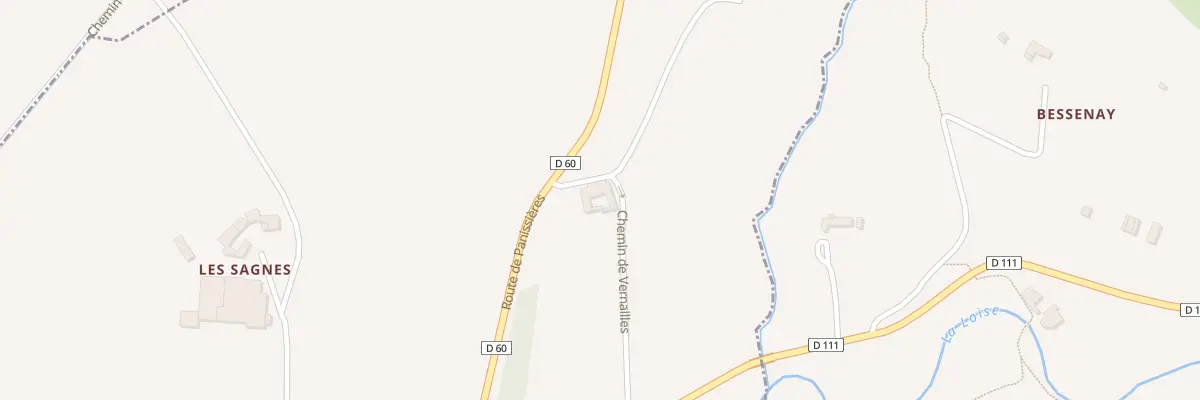 Plan du 197 Che de Vernailles à Jas