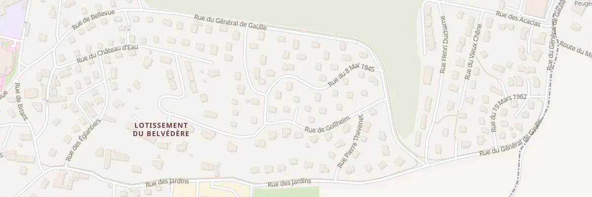Plan du 7 Rue de Gollheim à La Clayette