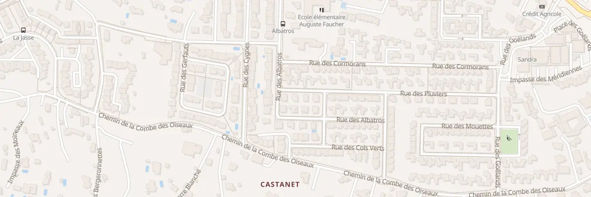 Plan du 33 Rue des Pluviers à Nîmes