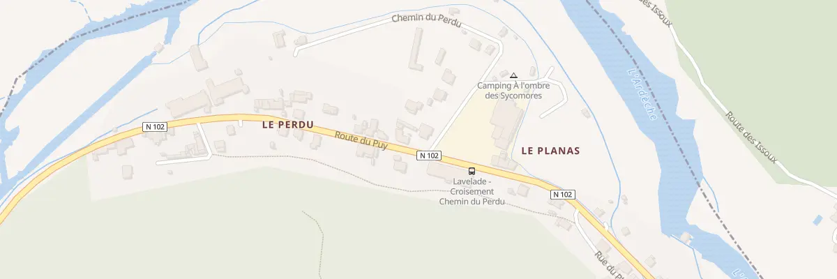 Plan du 15 Che du Perdu à Lalevade-d’Ardèche
