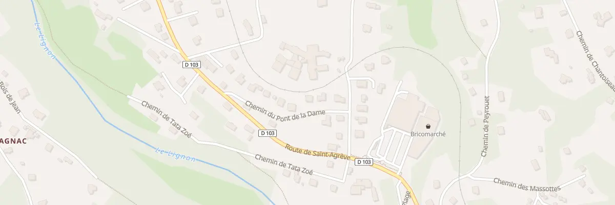Plan du 11 Che du Pont de la Dame au Chambon-sur-Lignon