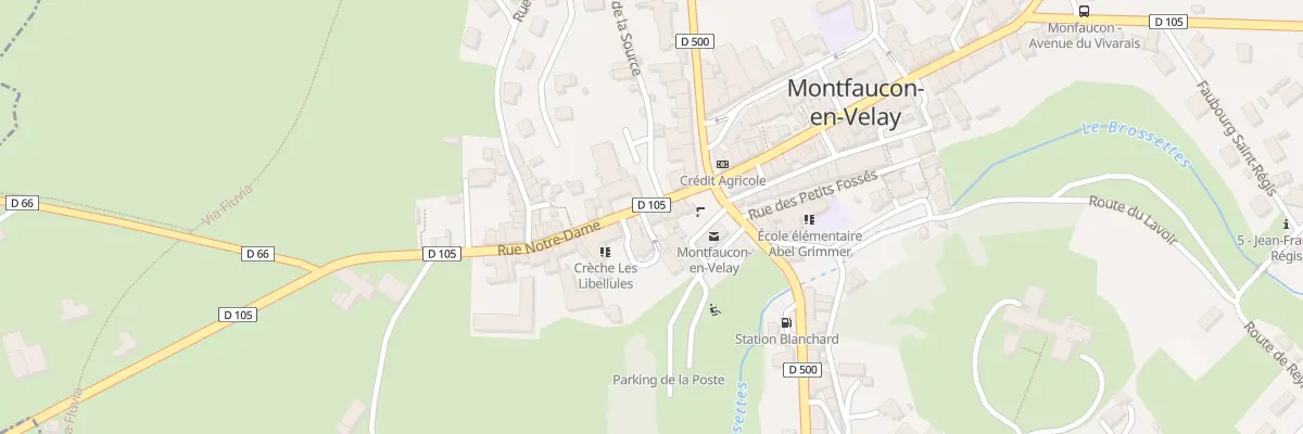 Plan du 11 Rue Notre-dame à Montfaucon-en-Velay