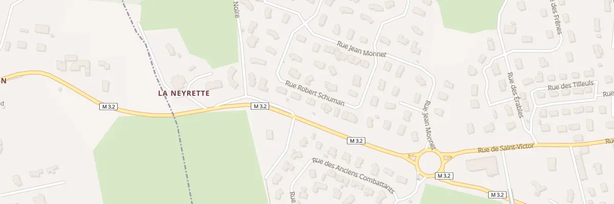 Plan du 17 Rue Robert Schuman à Roche-la-Molière