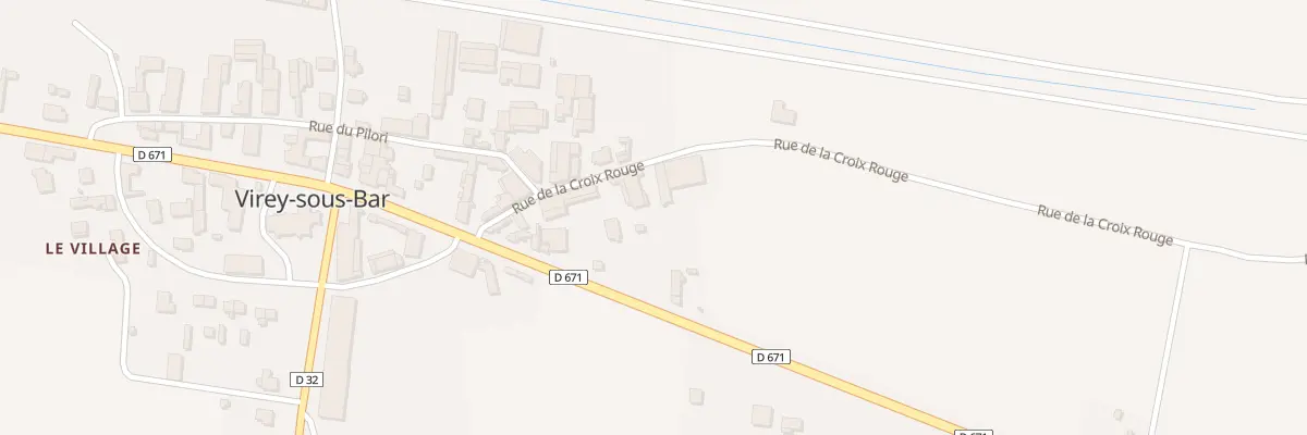 Plan du 4 Rue de la Croix Rouge à Virey-sous-Bar