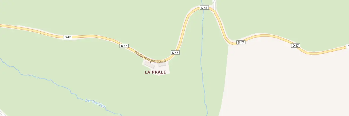 Plan du 5069 La Prale à Charmoy