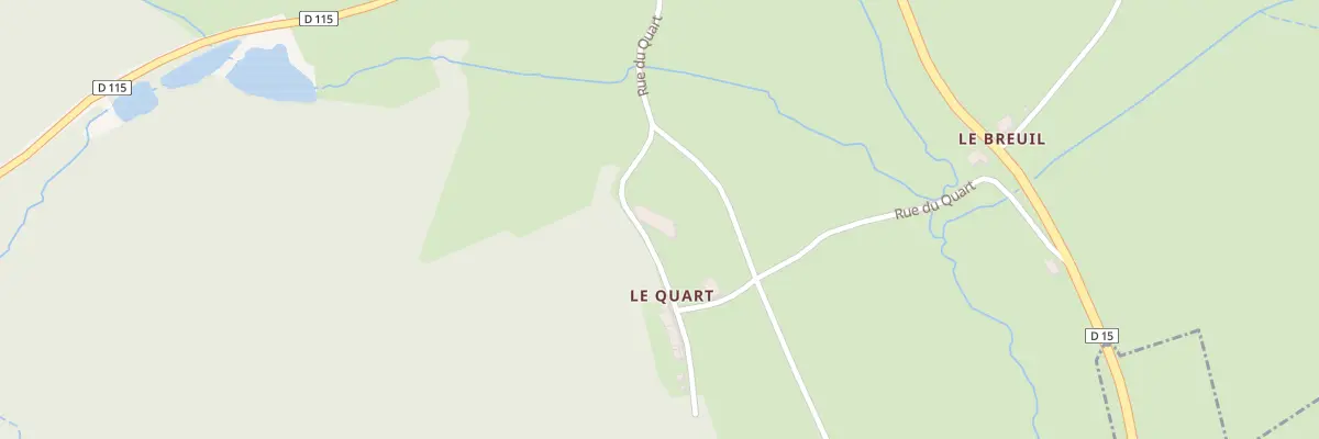 Plan du 7 Rue du Quart à Bard-le-Régulier