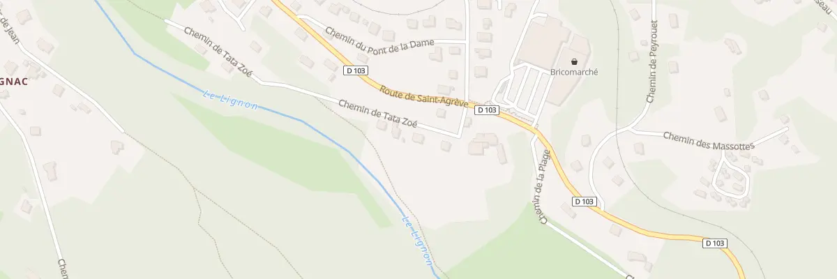 Plan du 7 Che de Tata Zoé au Chambon-sur-Lignon