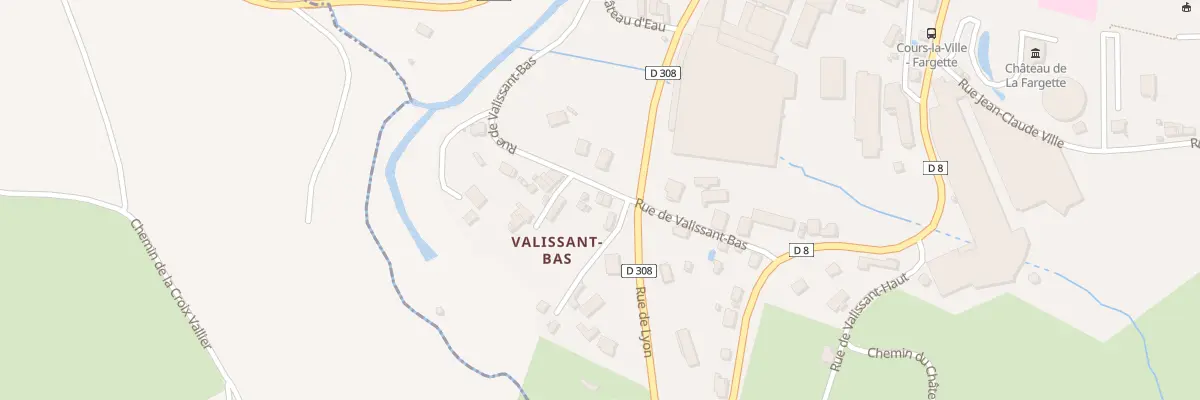 Plan du 155 Rue de Valissant Bas à Cours