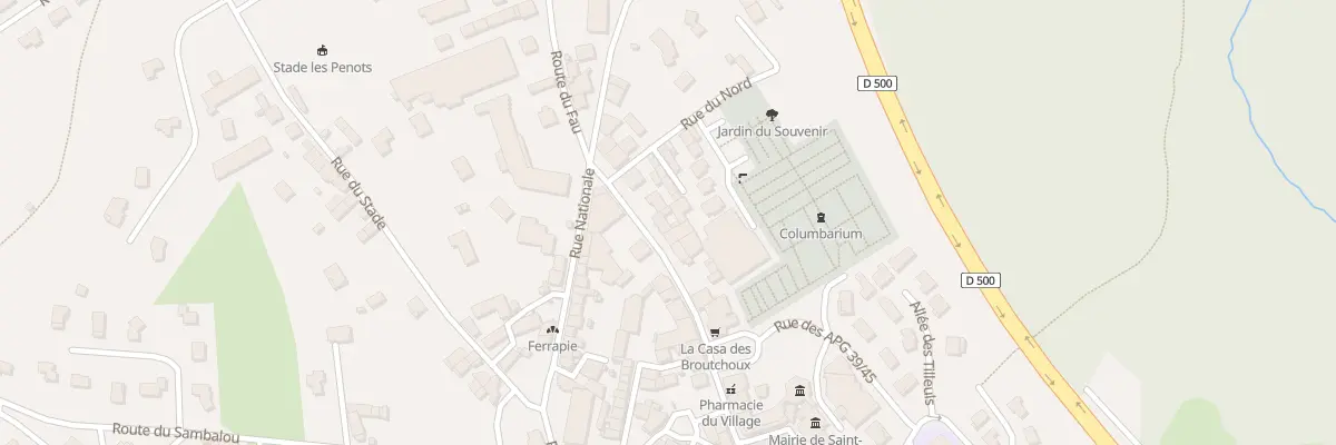 Plan du 34 Rue du Centre à Saint-Just-Malmont