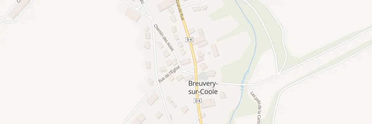 Plan du 30B Gr Grande Rue à Breuvery-sur-Coole