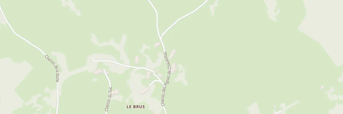 Plan du 5165 Les Brus à Mars