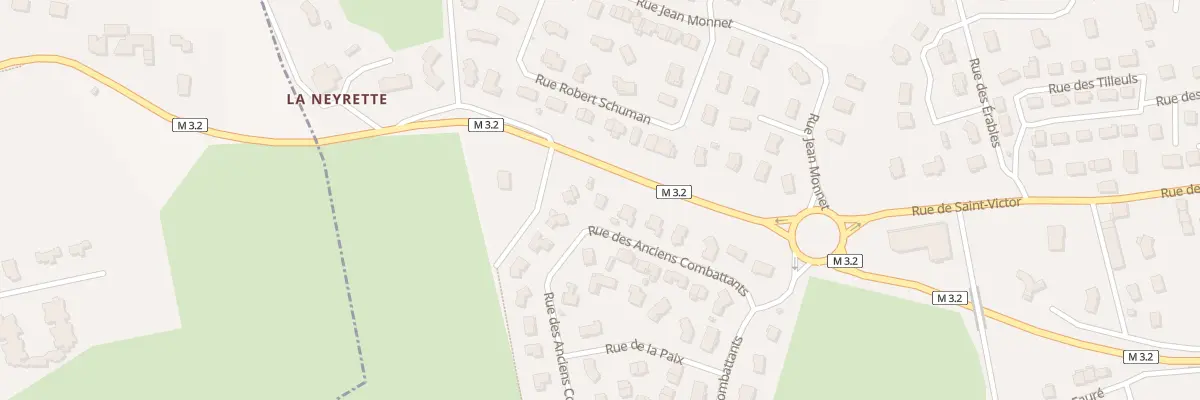 Plan du 47 Rue des Anciens Combattants à Roche-la-Molière