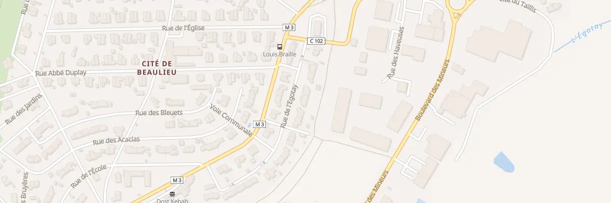 Plan du 17 Rue de l’Egotay à Roche-la-Molière