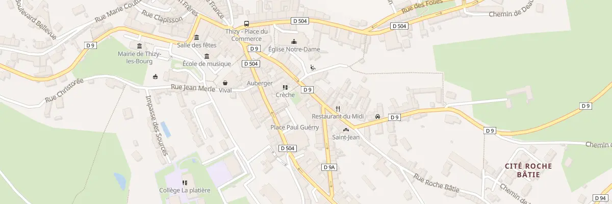 Plan du 44 Rue Juiverie à Thizy-les-Bourgs