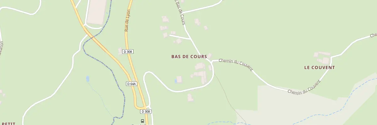 Plan du 1016 Che du Bas de Cours à Cours