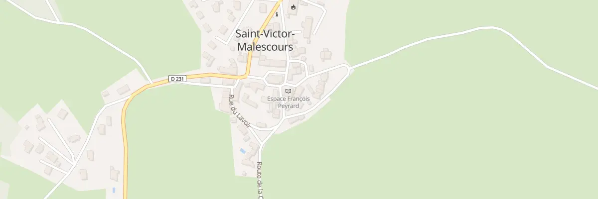 Plan du 5037 Le Bourg à Saint-Victor-Malescours