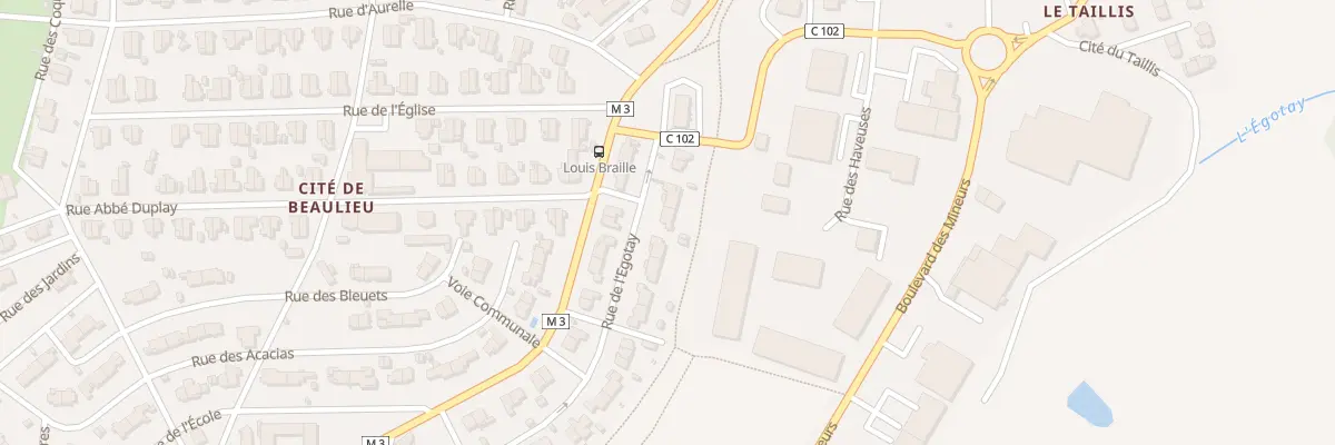 Plan du 9 Rue de l’Egotay à Roche-la-Molière