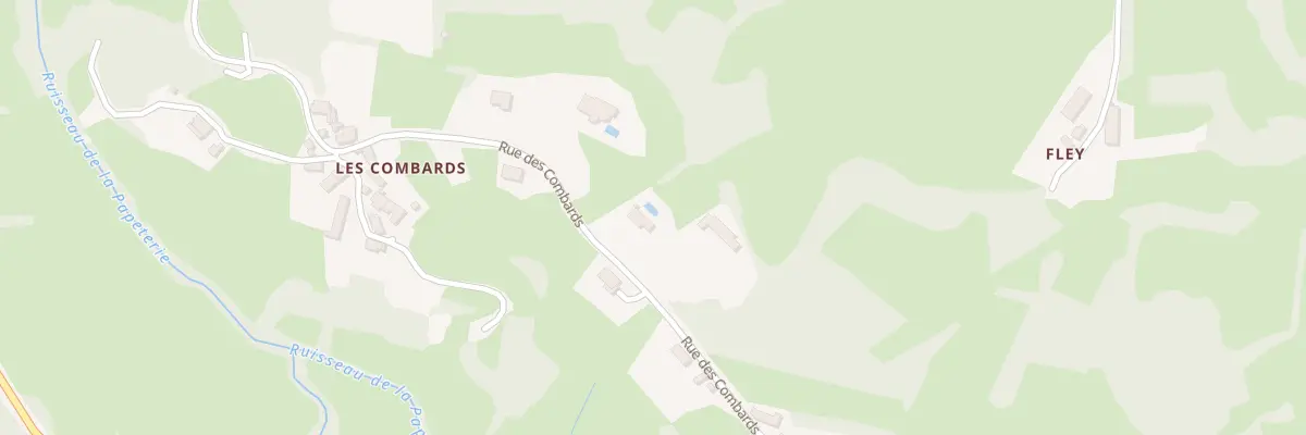 Plan du 6 Rue des Combards à Broye