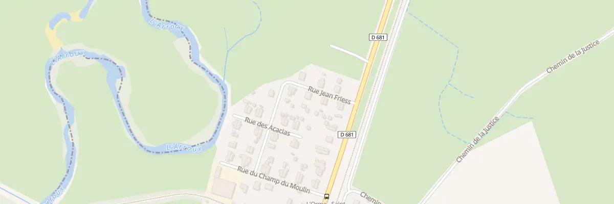 Plan du 7 Rue Jean Friess à Autun