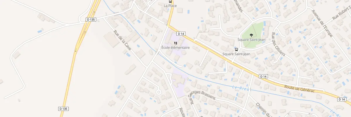 Plan du 3B Av de la Camargue à Aubord