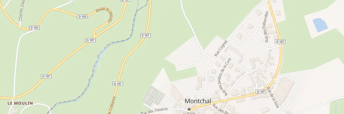 Plan du 8 Imp de l’Ecole à Montchal