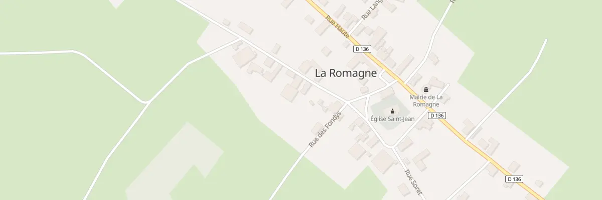 Plan du 8 Rue Basse à La Romagne