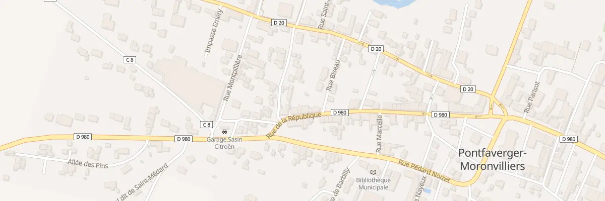 Plan du 34 Rue de la Republique à Pontfaverger-Moronvilliers