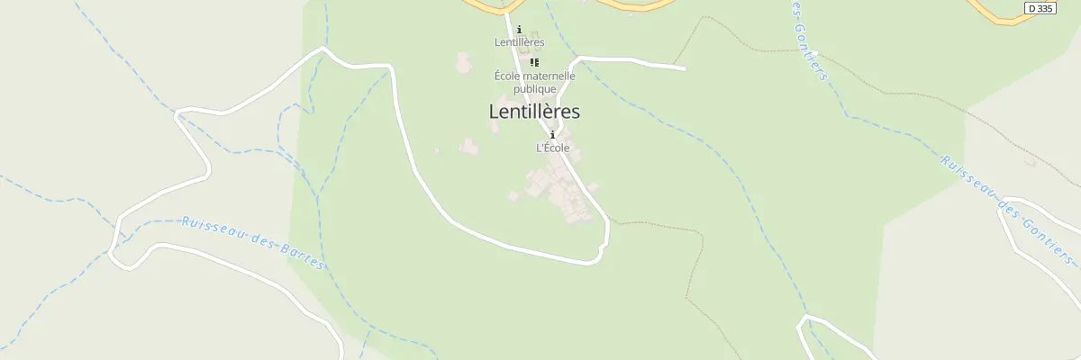 Plan du 5107 Les Imberts à Lentillères