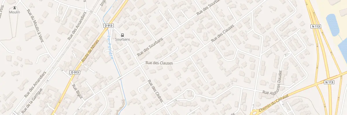 Plan du 3 Rue des Clauses à Milhaud