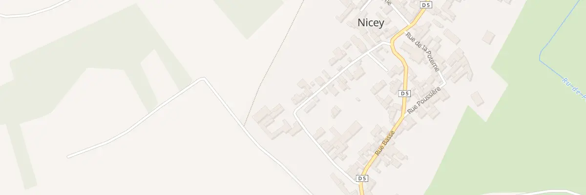 Plan du 18 Rue Haute à Nicey