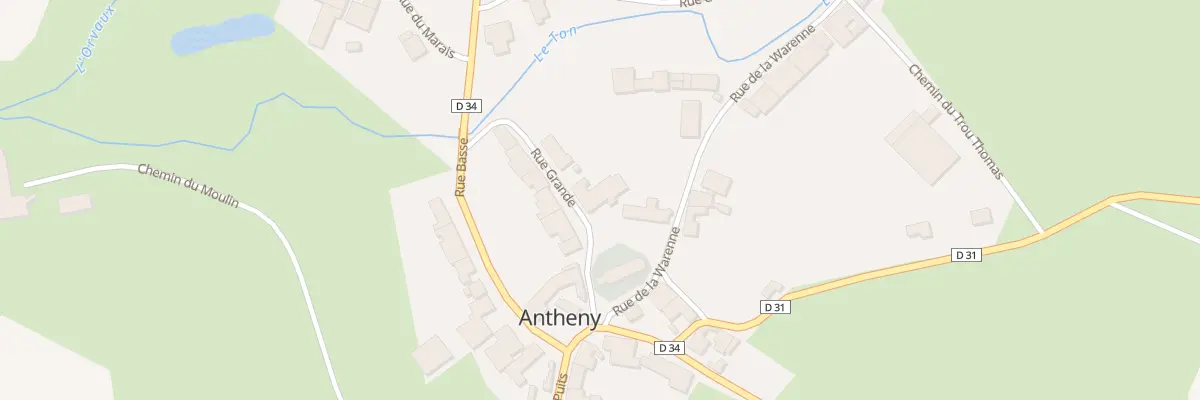 Plan du 2 Rue Grande à Antheny