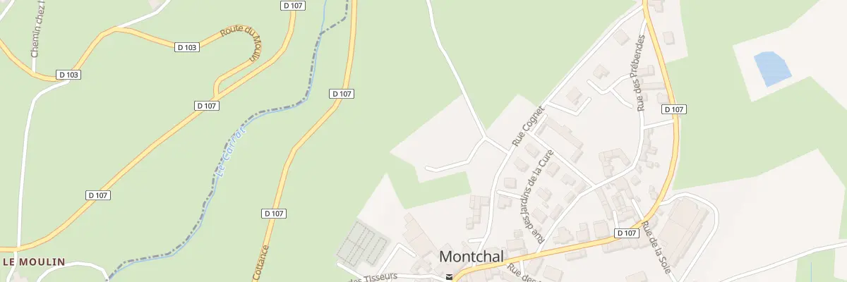 Plan du 6 Imp de l’Ecole à Montchal