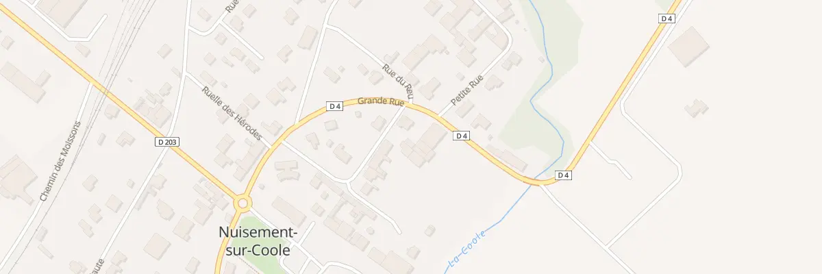 Plan du 1 Rue du Moulin à Nuisement-sur-Coole