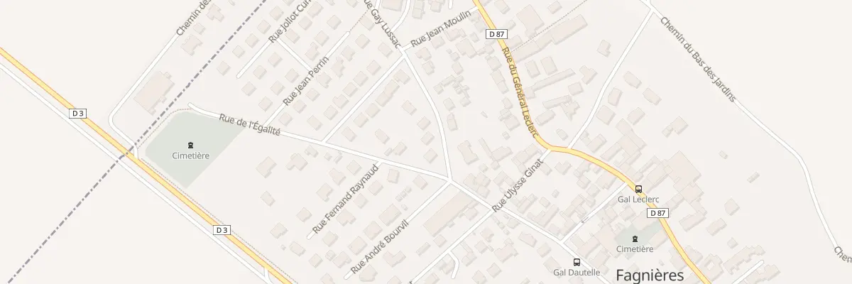 Plan du 44 Rue du Général Dautelle à Fagnières
