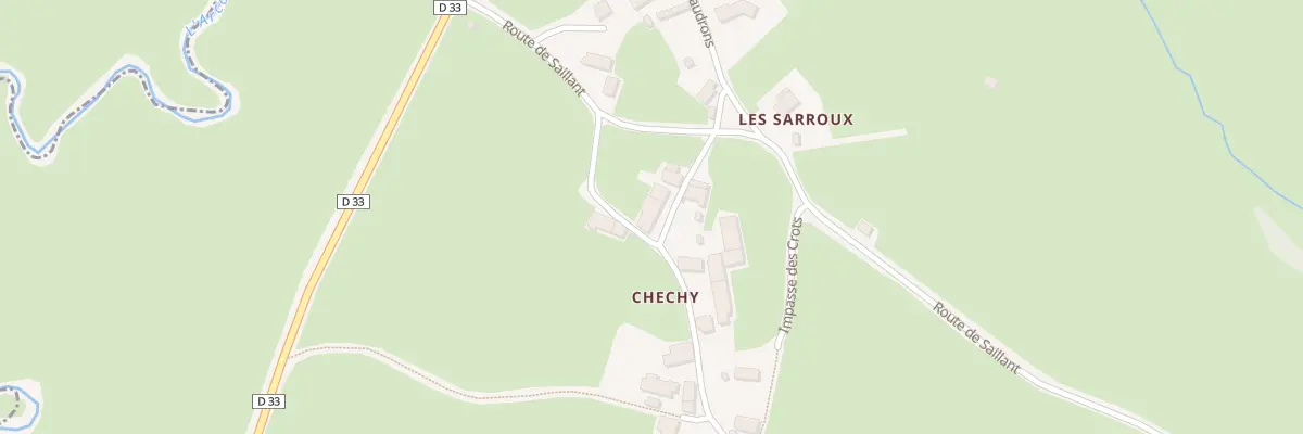 Plan du 5084 Chechy à Viry