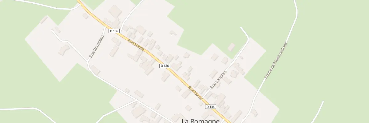 Plan du 21 Rue Haute à La Romagne