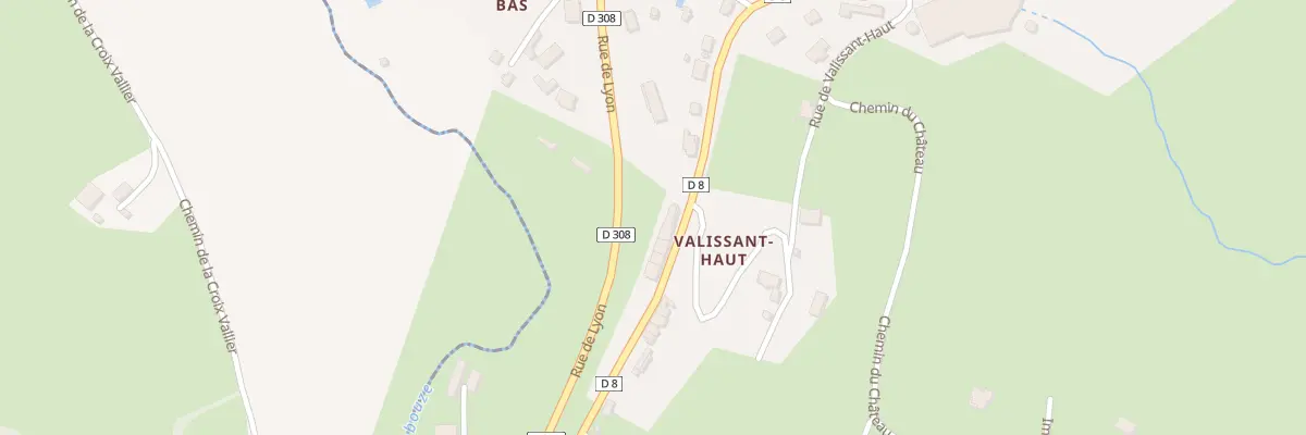 Plan du 430 Rte de Thizy à Cours