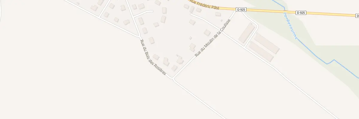 Plan du 8 Rue du Moulin de la Coulisse à Neuflize