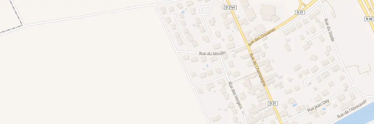Plan du 7 Rue du Moulin à La Veuve