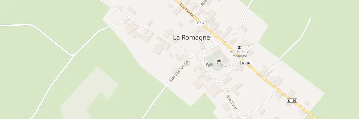 Plan du 10 Rue Basse à La Romagne