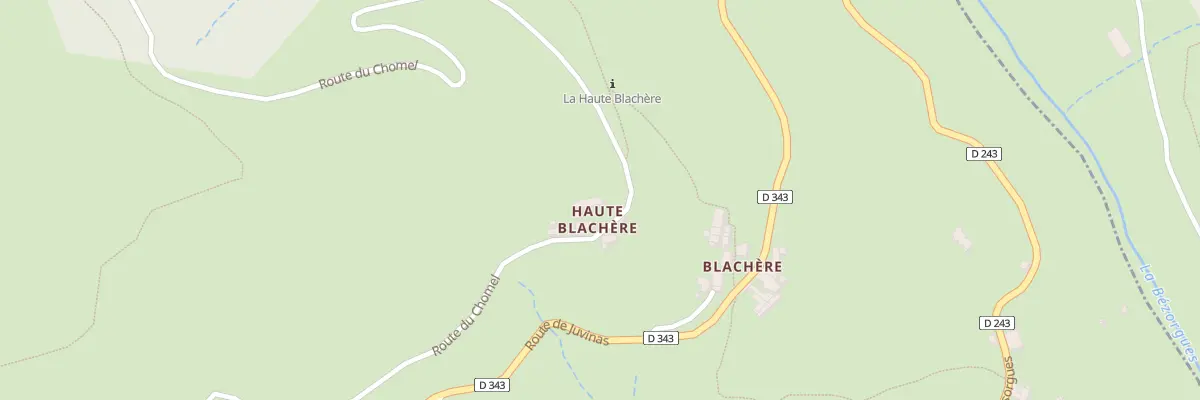 Plan du 5003 La Blachere à Juvinas