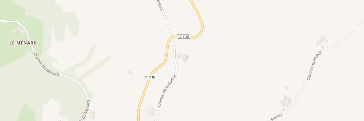Plan du 308 Che de la Garine à Jas